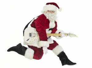 Holiday Hoopla- Guitar Santa